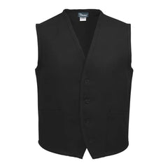 Fame Fabrics 23328 V65 Unisex Vest, 2 Pockets, Black, 3X