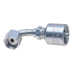 Female Flat-Face O-Ring Swivel - 90 Bent Tube (MegaCrimp) G25239-0808