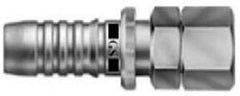 Gates 16GS-12FJX GlobalSpiral Couplings, Female JIC 37° Flare Swivel, Zinc Plated Carbon Steel, 4.25", 1" ID