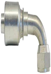 Gates 16G-20FJX90S MegaCrimp Couplings, Female JIC 37 Flare Swivel, Zinc Plated Carbon Steel, 6.18", 1" ID