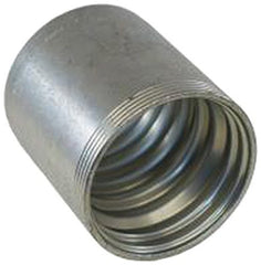 Gates 12GS1F-2 GlobalSpiral Couplings, GS Ferrule for Wire Braid Hose, Zinc Plated Carbon Steel, 1.73", 3/4" ID