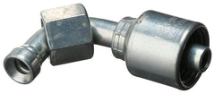 Female JIC 37 Flare Swivel - 90 Bent Tube (MegaCrimp)