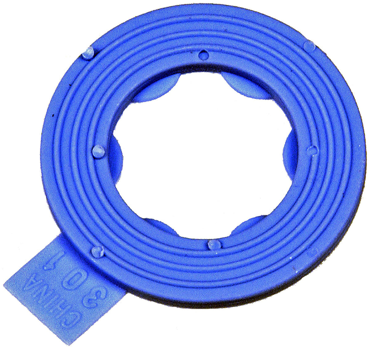 Dorman 097-116CD Nylon Rib Drain Plug Gasket, Fits M12, 5 Pack, Blue