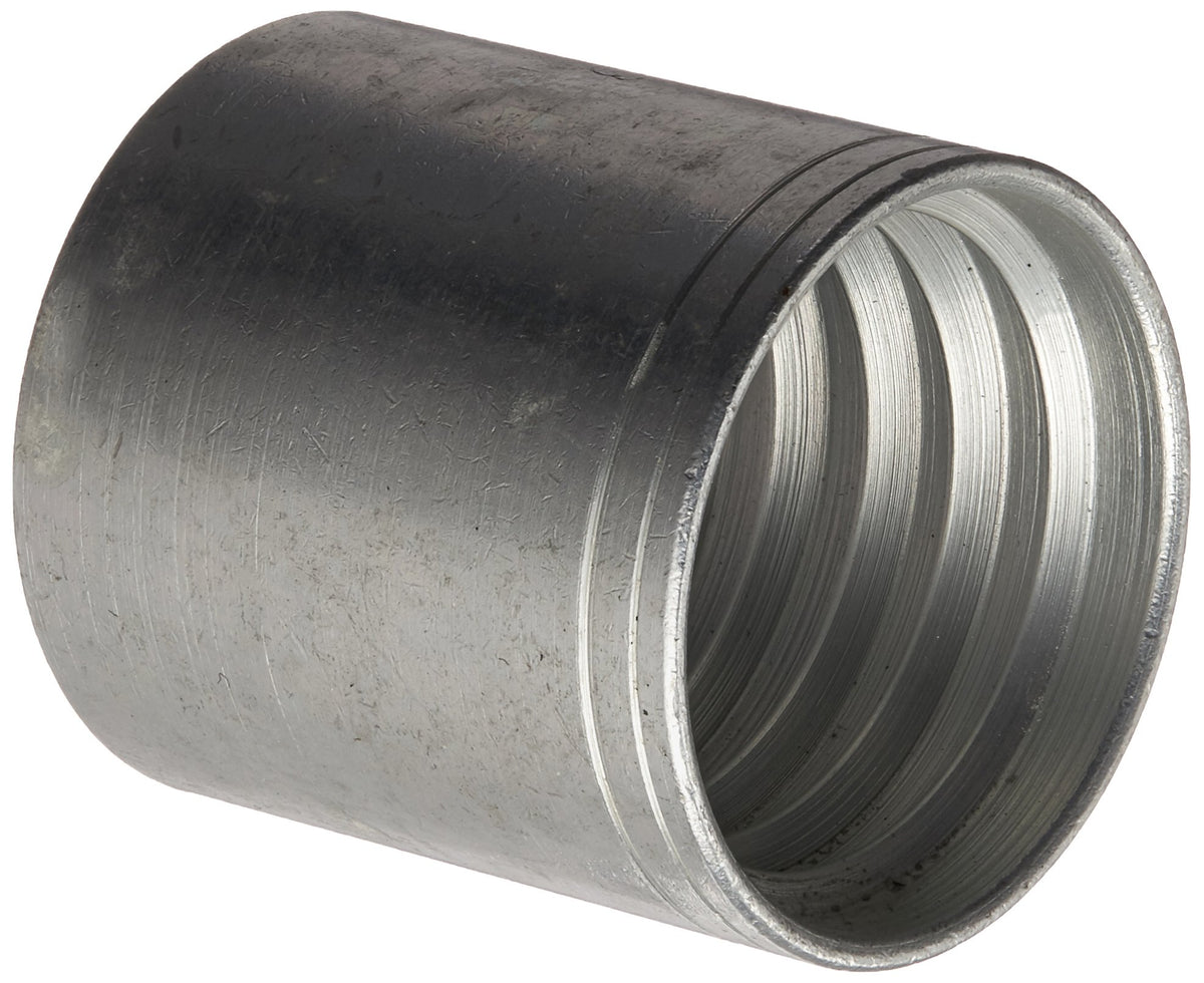 Gates 10GS1F-2 GlobalSpiral Couplings, GS Ferrule for Wire Braid Hose, Zinc Plated Carbon Steel, 1.40", 5/8" ID