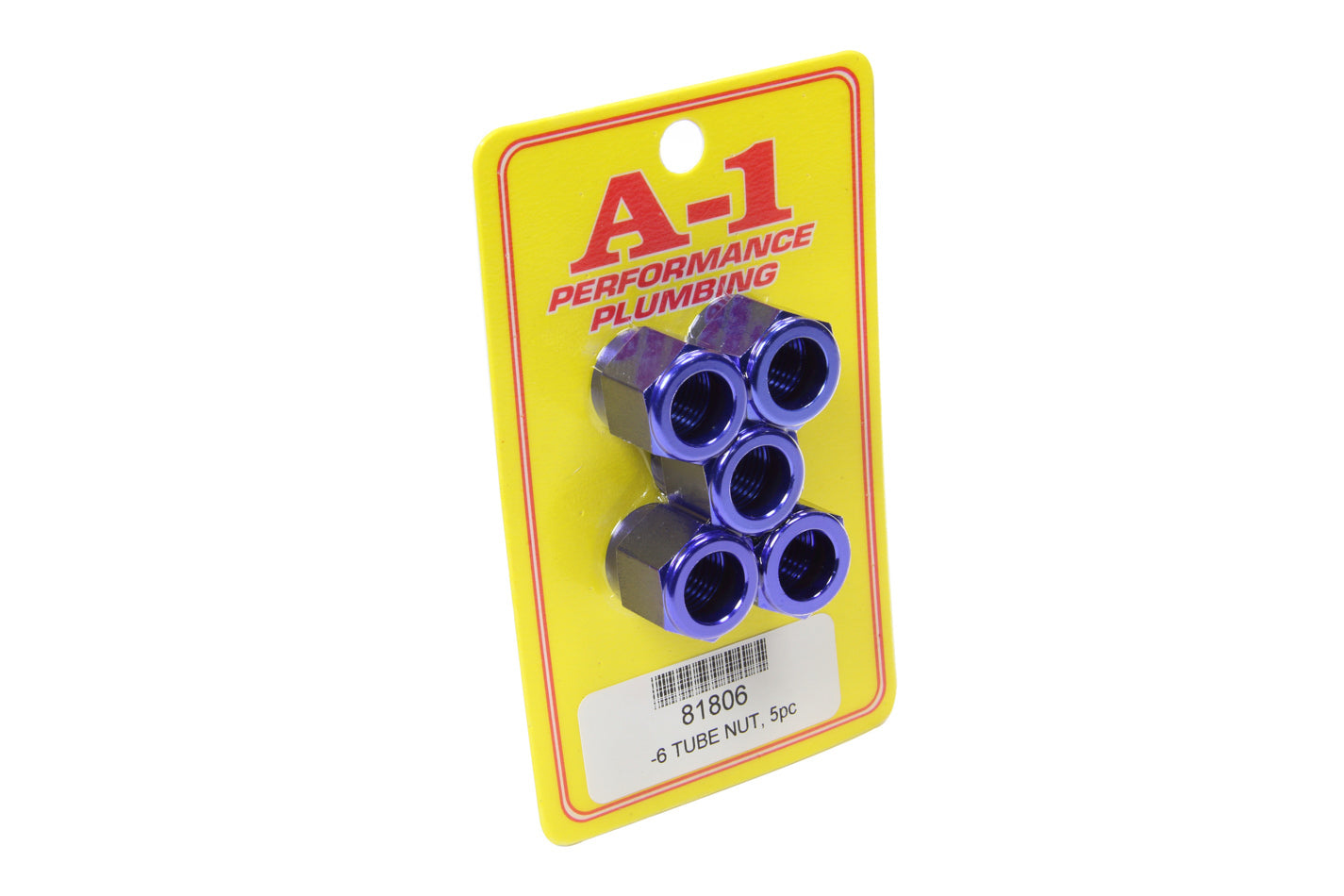 #6 AN Aluminum Tube Nut 5pk