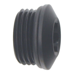 DeatschWerks 8AN ORB Male Plug Low Profile Internal Allen/Hex (Incl O-Ring) Anodized Matte Black