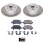 PowerStop SC2322 Semi-Coated Rotor and Low-Dust Ceramic Brake Pad Kit