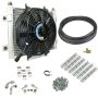 BD Diesel 1030606-3/8 Xtruded Trans Oil Cooler - 3/8 inch Cooler Lines