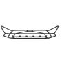 LP Aventure FLP-CTA-15-GUARD-B-B+OPC 13-17 Subaru Crosstrek Big Bumper Guard - Powder Coated