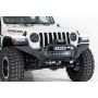 Addictive Desert Designs F961692080103 2020 Jeep Gladiator JT Stealth Fighter Front Bump w/ Top Hoop & Winch Mount