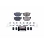 PowerStop Z23-230 PowerStop - Z23 Daily Driver Carbon-Fiber Ceramic Brake Pads with Hardware Kit
