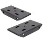 RockJock HD Leaf Spring Plates For Use w/ 2in Springs Jeep CJ Front Pair