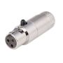 Rugged Radios C3P-FL 3-Pin Female Mini XLR Connector TA3FL