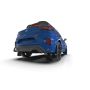 Rally Armor MF86-UR-BLK-BL Black Mud Flap/Blue Logo