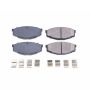 PowerStop 17-207 PowerStop - Z17 Low-Dust Ceramic Brake Pads with Hardware