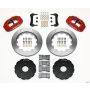 Wilwood 140-8922-R Narrow Superlite 6R Front Hat Kit 14.00in Red 2005-up Corvette C6