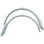 Kuryakyn 7214 Rear Fender Flares For Trikes Chrome