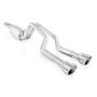 Stainless Works TBTDCBCO 2006-09 Trailblazer SS 6.0L 2-1/2in Chambered Exhaust Y-Pipe Center Bumper Exit