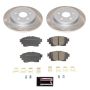 PowerStop SC8336 Semi-Coated Rotor and Low-Dust Ceramic Brake Pad Kit