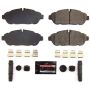 PowerStop Z23-2301 PowerStop - Z23 Daily Driver Carbon-Fiber Ceramic Brake Pads with Hardware Kit