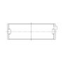ACL BEARINGS AEB5M8353H-STD Main Bearing Set Mazda 4