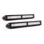 Diode Dynamics DD5023P 12 In LED Light Bar Single Row Straight Clear Wide (Pair) Stage Series