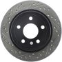 Stoptech 127.62117R Slotted & Drilled Sport Brake Rotor