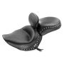 Mustang Motorcycle 79452 Mustang 06-15 Yamaha Roadliner, Stratoliner Wide Touring Solo Seat w/Driver Backrest Studs - Black