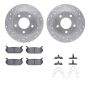 Dynamic Friction 7512-80019 Rotor Kit