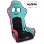 PRP Seats SHRDYA3901-02 PRP Shreddy Alpha Composite Seat Black- Pink/Teal
