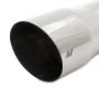 Mishimoto MMEXH-TIP-SWP Clamo-On Single Wall Exhaust Tip 5in Outlet - Polished