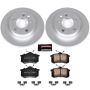 PowerStop CRK3093 Genuine Geomet Coated Rotor and Carbon-Fiber Ceramic Brake Pad Kit