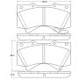 StopTech 07-17 Toyota Tundra Street Performance Front Brake Pads