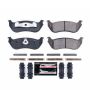 PowerStop Z23-881 PowerStop - Z23 Daily Driver Carbon-Fiber Ceramic Brake Pads with Hardware Kit