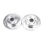 PowerStop JBR1331XPR PowerStop Evolution Performance Drilled, Slotted & Plated Brake Rotor Pair