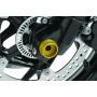Kuryakyn 3810 Lodestar Front Axle Slider Gold