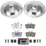 PowerStop K1376-26 Z26 Street Performance Ceramic Brake Pad and Drilled & Slotted Rotor Kit
