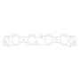 COMETIC GASKETS CAGC5206-060 Intake Manifold Gasket Set BBF 429/460 CJ/SCJ