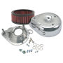 S&S Cycle 17-0498 95-16 BT w/ S&S Single Bore TB Teardrop Air Cleaner Kit Chrome Cover