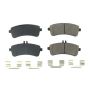 PowerStop 17-1681 PowerStop - Z17 Low-Dust Ceramic Brake Pads with Hardware