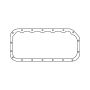 Cometic Gasket C4834 Cometic Toyota 2RZ-FE/3RZ-FE Oil Pan Gasket - 1997-2004