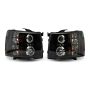 Raxiom 07-13 Silverado 1500 Super White LED Halo Projector Headlights- Black Housing (Clear Lens)