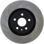 Stoptech 128.62124R Drilled Sport Brake Rotor