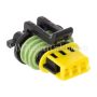 NAMZ ND-15336029-B 06-23 V-Twin Delphi OEM Speedometer Sensor/Siren Connector w/Terminals (HD 72064-06)
