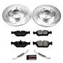 PowerStop K868 Z23 Daily Driver Carbon-Fiber Ceramic Brake Pad and Drilled & Slotted Rotor Kit