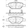 Stoptech 309.10330 Performance Brake Pads