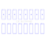 King Engine Bearings CR807HPND010X King Chevy LS1 / LS6 (Size 010X) Performance Rod Bearing Set