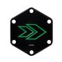 NRG STR-620GN Arrow Engraved Horn Delete Button- Green