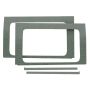 Design Engineering 50174 Rear Side Window Kit Jeep Wrangler JL 2018-2025 4 Door Gray