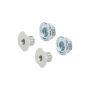 ALLSTAR PERFORMANCE ALL18548 Threaded Nut Insert Aluminum 2pk